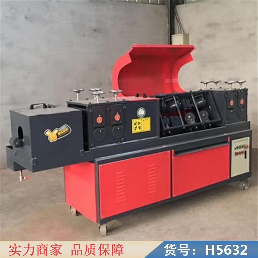 朵麦外架管材除锈调直机 钢管钢管调直机 废旧钢管调直除锈机货号H5632