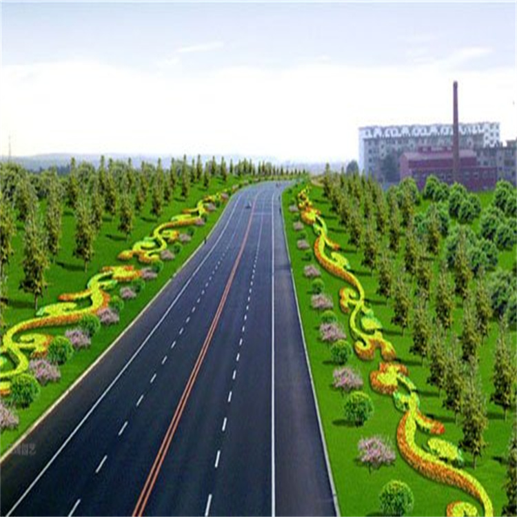 山东公路绿化施工 道路绿化设计 欢迎咨询江瑞园艺