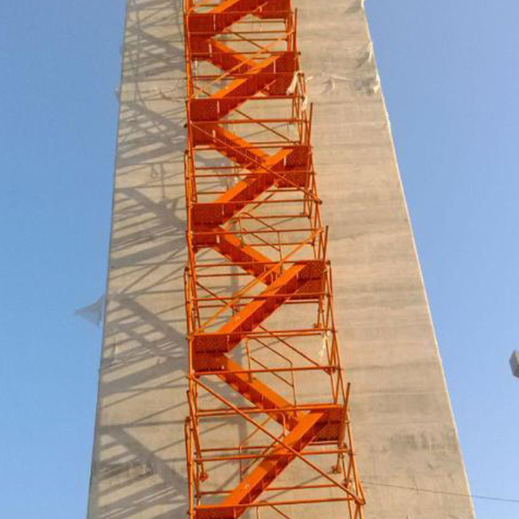 施工脚手架爬梯 厂家销售 之字形安全爬梯 基坑建筑网型爬梯 欢迎订购
