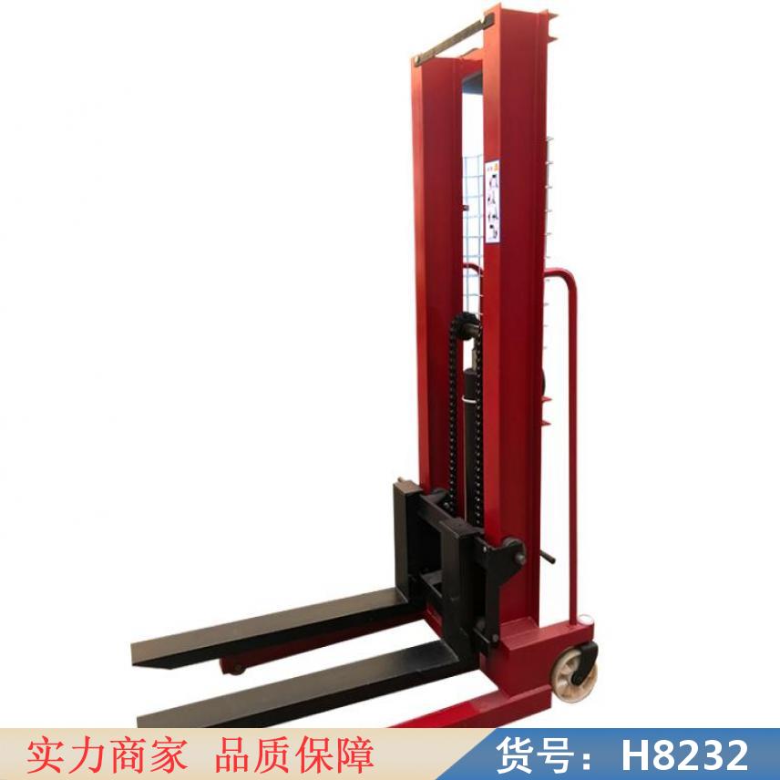 朵麦500公斤电动叉车 新型电动叉车 半电动液压堆高车货号H8232