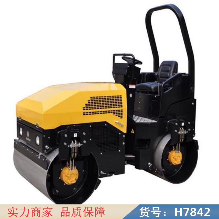朵麦小型座驾式压路机 柴油小型压路机 小型振动双轮压路机货号H7842