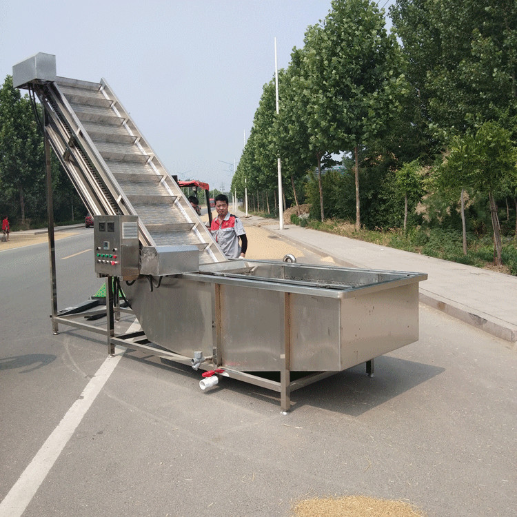 佳昊定制蔬菜去泥气泡清洗机  气泡涡流清洗机 全自动清洗机性价比高品质保证