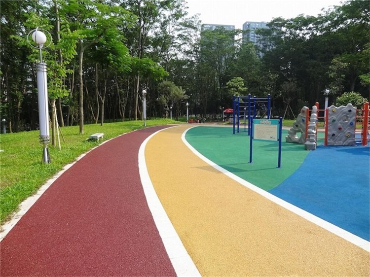 室外透水地坪 透水地坪 透水路面 四川日晨