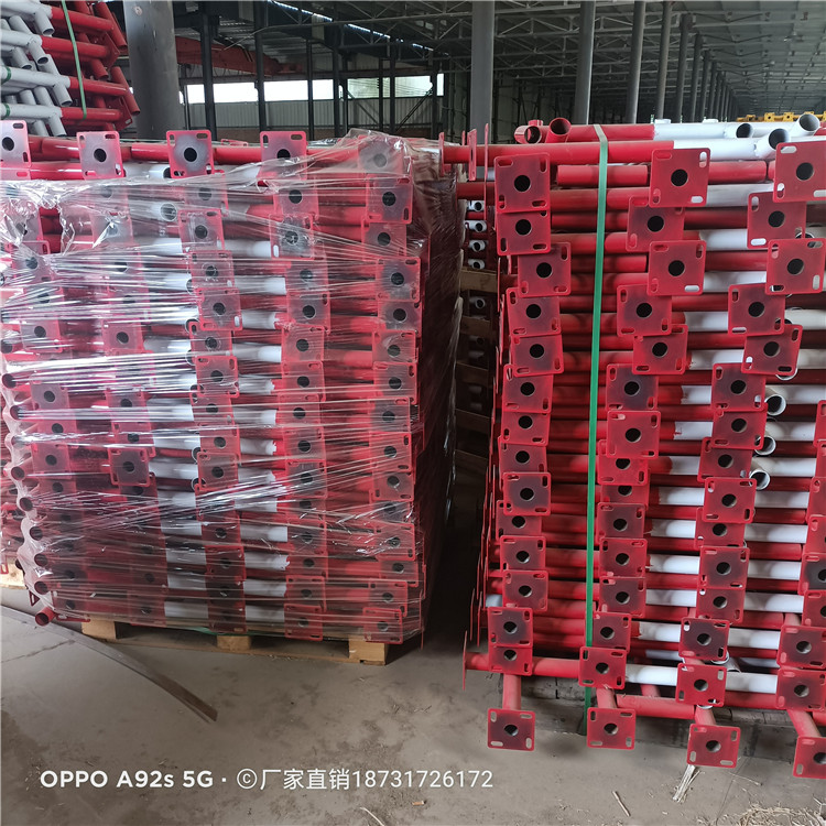 建筑工地金属钢管楼梯扶手，楼梯立柱 建筑立杆 欢迎咨询订购