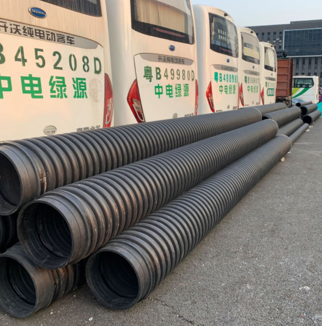 HDPE钢带增强聚乙烯螺旋波纹管 大口径 排污管 排水管 下水管 广东直销