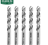 老A（LAOA）M2高速钢全磨制麻花钻头不锈钢钻头5.7mm  LA166057（10支装）
