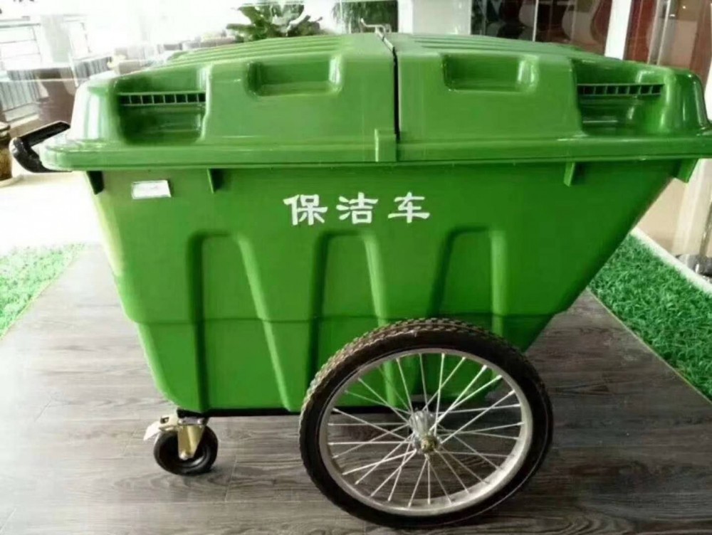 广东小推车保洁车 惠州塑料垃圾桶