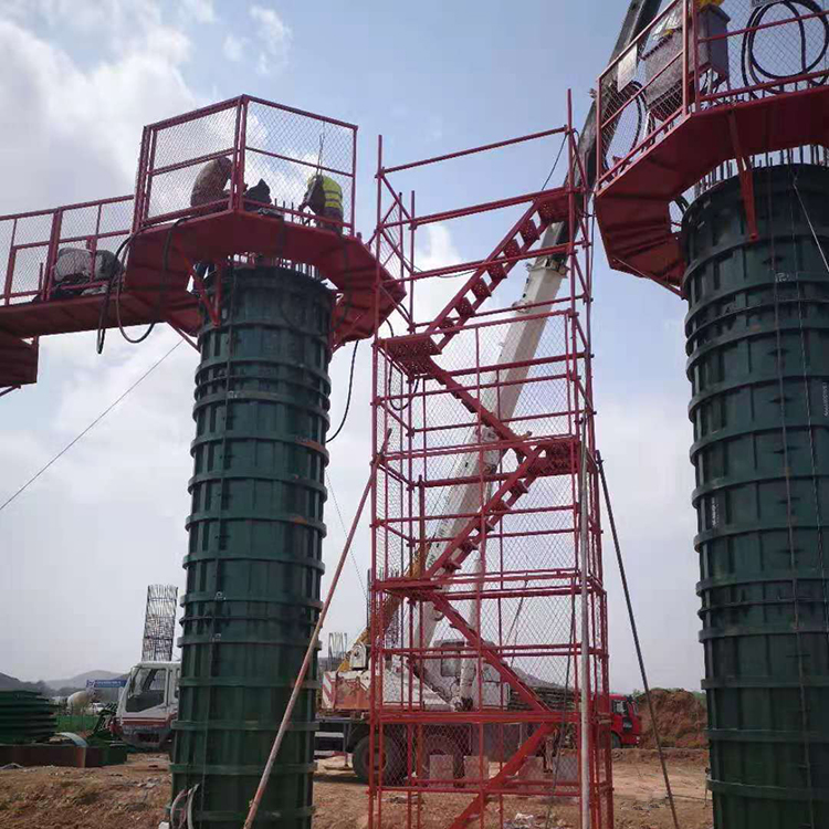  墩柱施工平台 新型建筑施工平台 航硕墩柱施工平台