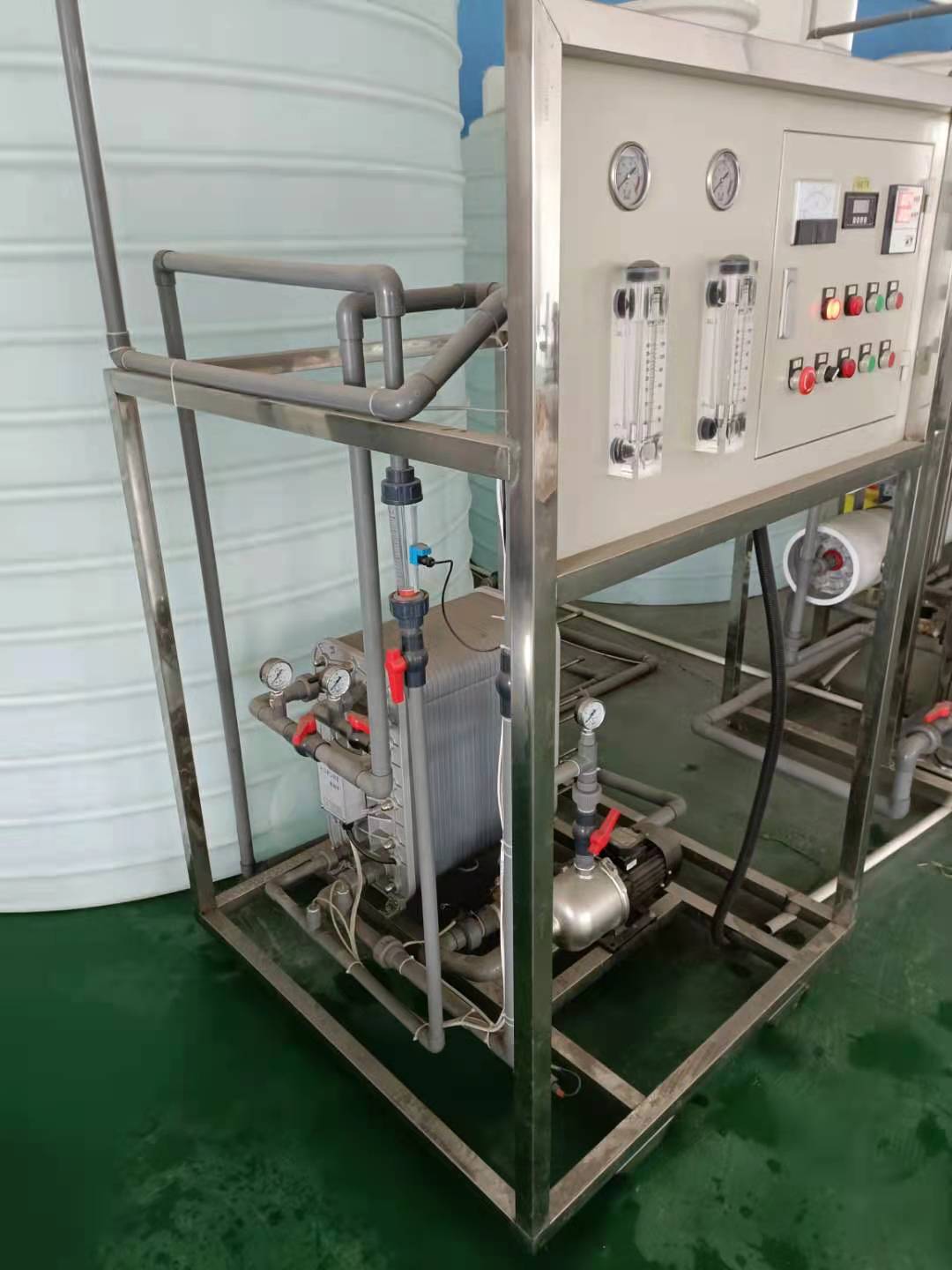高纯水生产设备装置 万级净化车间用高纯水制取设备 大型EDI超纯水制取设备