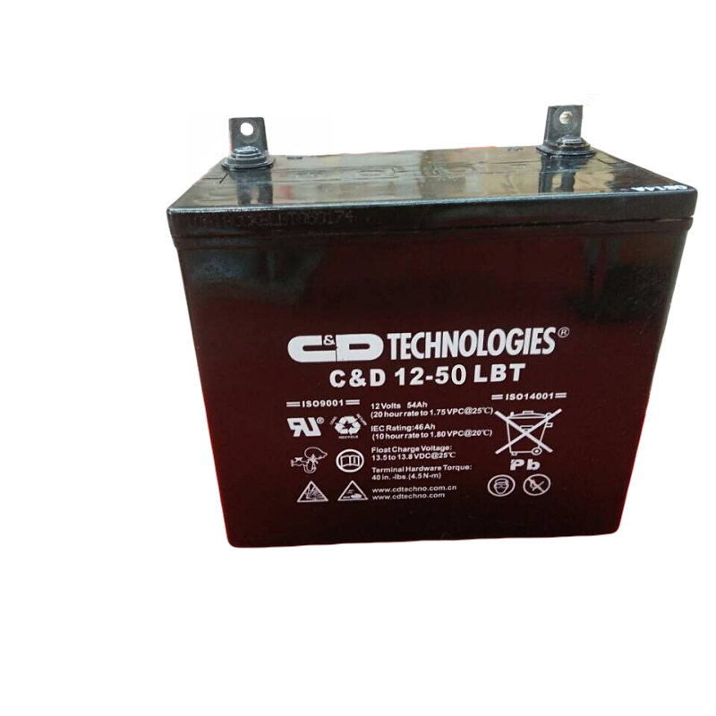 西恩迪大力神蓄电池C D12-50 LBT 12V50AH 免维护阀控式储能机房应急