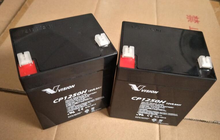 VISION威神蓄电池CP1250H 12V5.0Ah 门禁应急 音响电梯 现货包邮