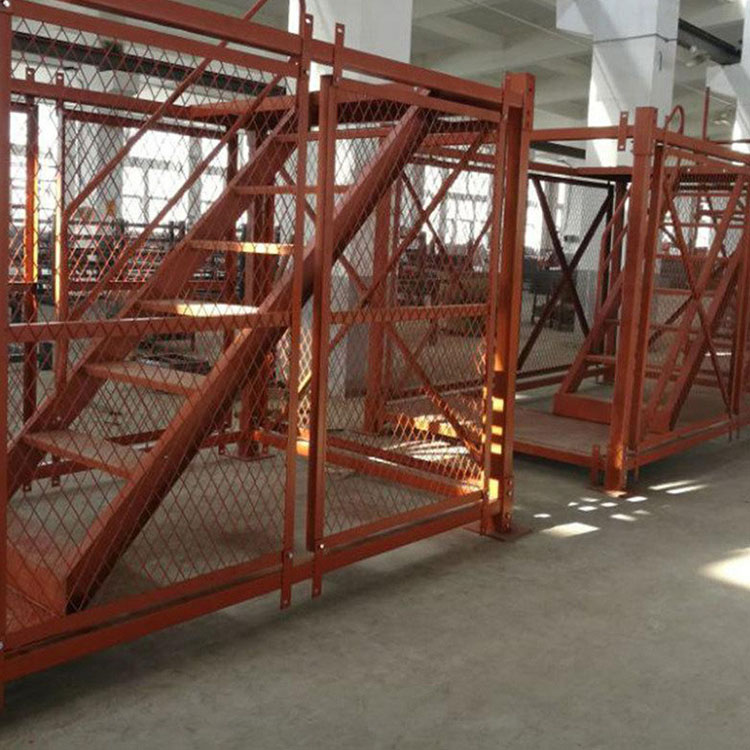 建筑工地组合式梯笼 建筑用挂网式梯笼 建筑工地用安全梯笼 规格多样