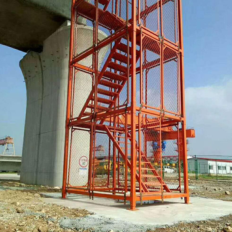 利科建筑供应 组合式梯笼 地铁深基坑安全梯笼 施工安全梯笼 来电咨询