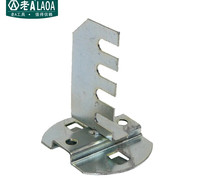 老A（LAOA）五金工具挂钩货架配件 钢锯挂架75mm(5支装)LA11401-o