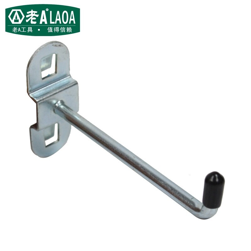 老A（LAOA）五金工具挂钩货架配件 单直挂钩50mm(5支装)LA11402-c