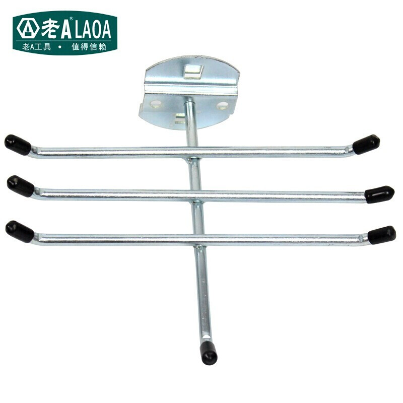 老A（LAOA）五金工具挂钩货架配件 六杆挂钩240mm(5支装)LA11401-j