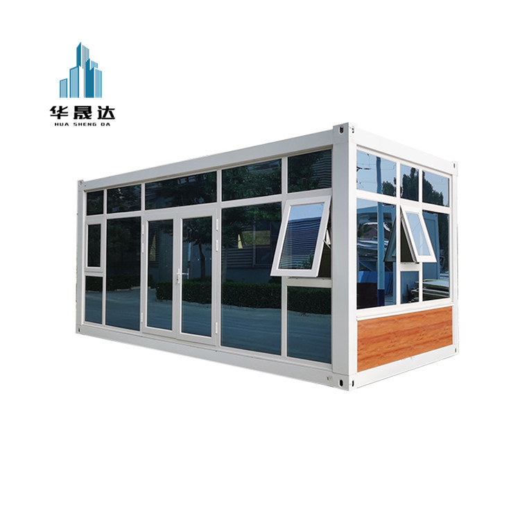 福建福州钢结构框架打包式箱房 防火保温玻璃幕墙打包厢 快拼式集装箱活动房 出口型集装箱房屋