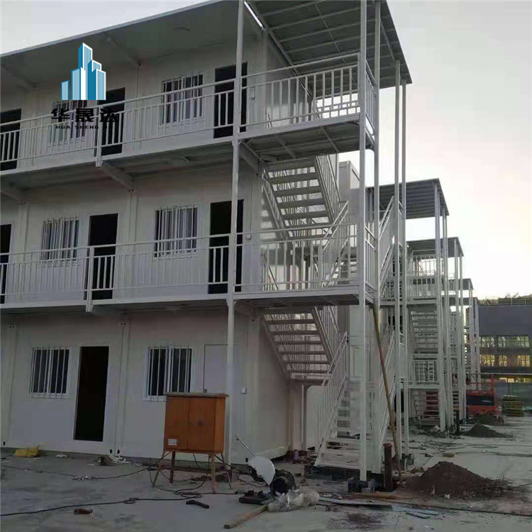 甘肃天水耐高温打包式箱房批发 工地临建打包箱式宿舍 钢结构集装箱房定制 华晟达打包箱厂