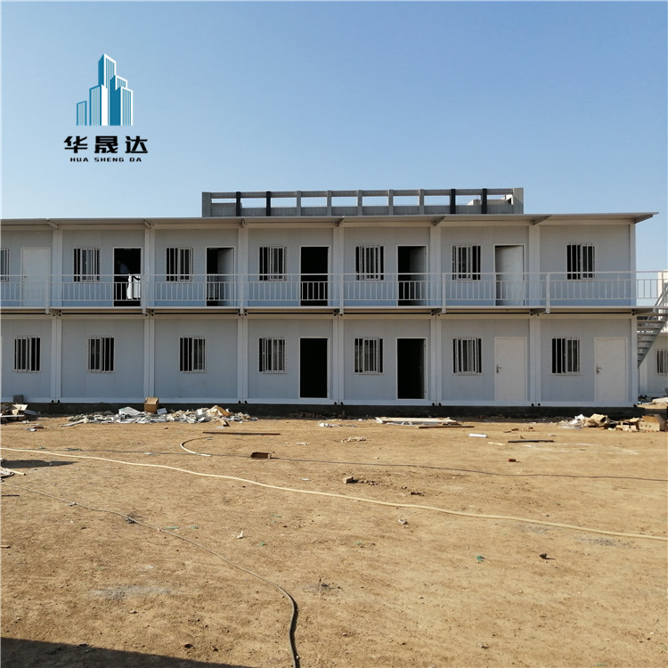 钢框架结构打包箱活动房 双面彩钢岩棉复合板打包箱 玻璃幕墙装饰走道箱 办公室学校使用打包箱