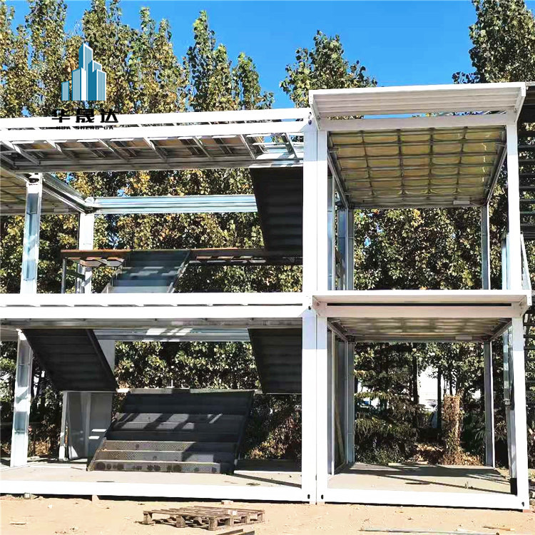  华晟达 打包箱   组装拆卸方便  建筑工地办公室双层打包箱定制