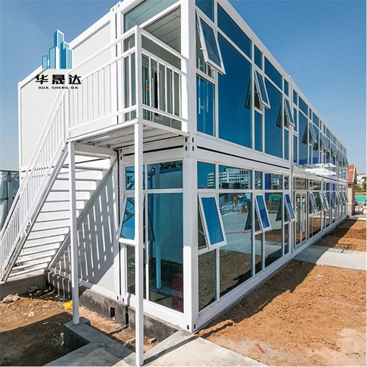 湖南现场组装式工地打包箱房 工厂预制节约时间临建住宅集装箱 环保高温烤漆箱式活动房