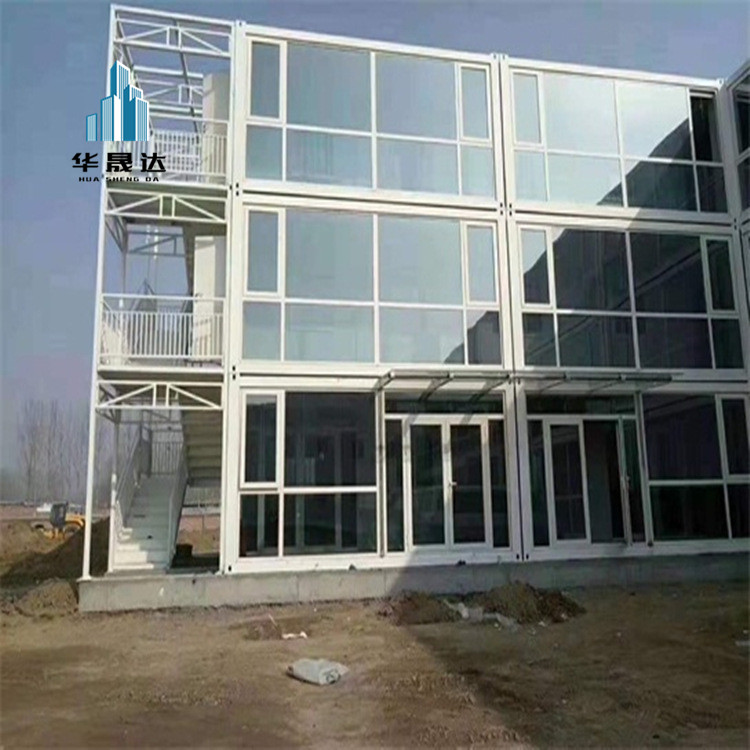 福建钢板结构打包式箱房 镀锌环保工艺集装箱式打包房 华晟达打包箱定制新型住宅