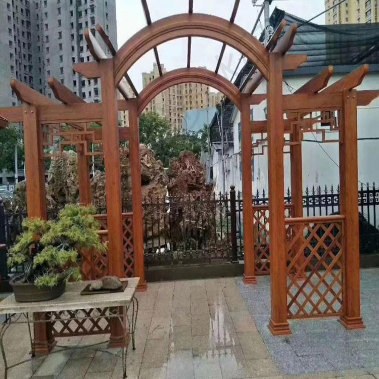 中式防腐木门头 防腐木门头报价 外形美观 欢迎选购