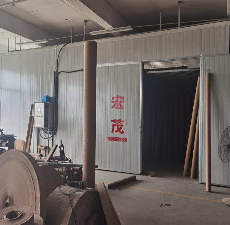 纸管烘干机 空气能快速纸管烘干设备 大型热泵纸筒箱式烘干房