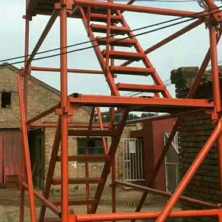 组合式安全爬梯 利科建筑供应 之字形爬梯 桥梁墩柱施工安全爬梯 来电咨询