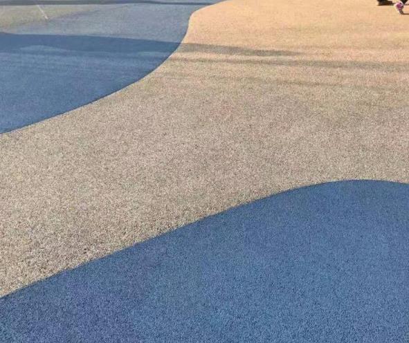 彩色透水路面厂家 透水艺术混凝土 彩色透水地面 晶邦地坪