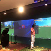 美国室内高尔夫模拟器golf模拟器原装
