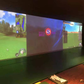 室内单屏 模拟高尔夫设备 X3雷达定位系统 北京迈哈沃