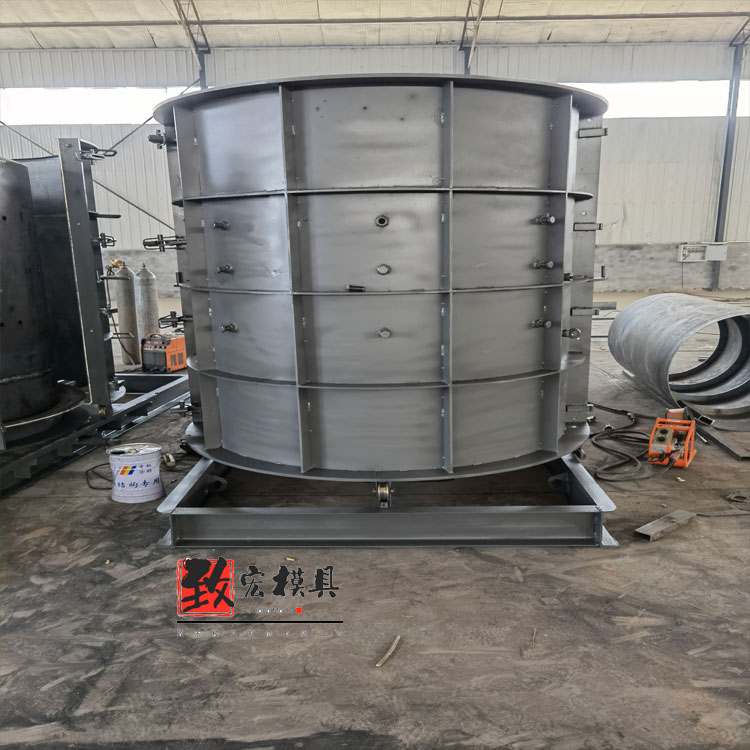 湖北 公路雨水检查井钢模具 检查井砌块模具价格 隧道下水井模具 致宏 现货