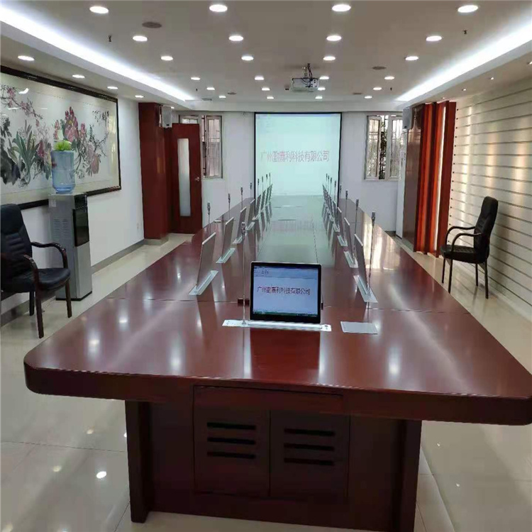 广州智能会议桌升降器厂家 智能会议软件 智能升降会议桌 勤嘉利公司