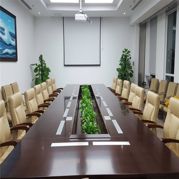 双面显示升降桌牌 双面显示升降桌牌厂家 无纸化桌牌系统 勤嘉利1站式公司