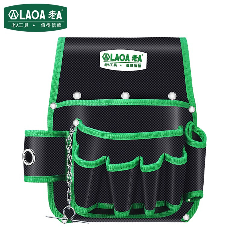 老A（LAOA）电工工具包 腰包 工具收纳包 电讯维修安装工具挂包 LA115602