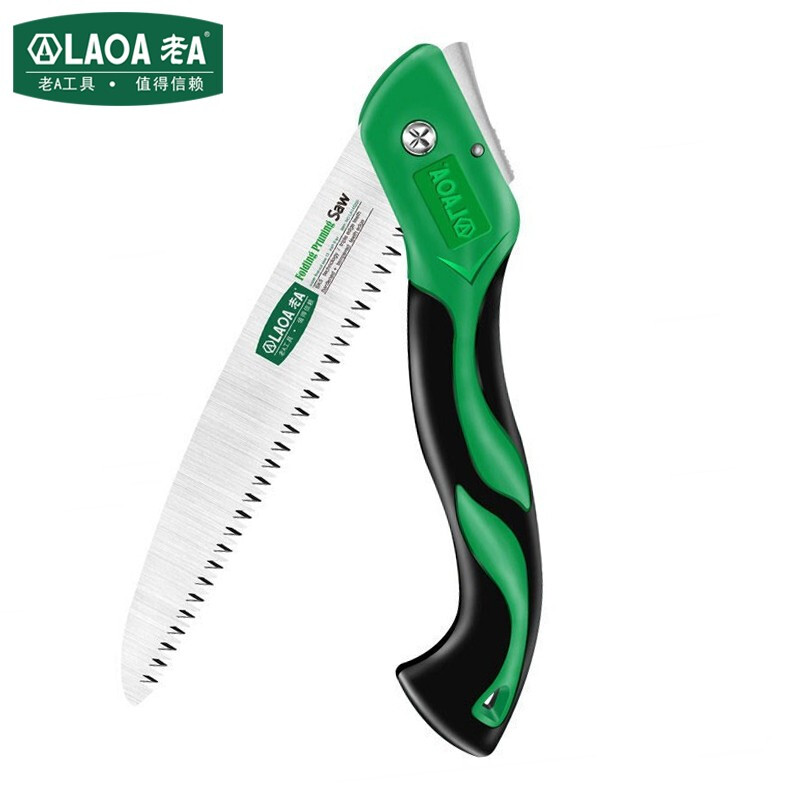老A（LAOA）折叠锯子 手工锯 木工锯 SK5便捷式园林锯 250mm LA148250