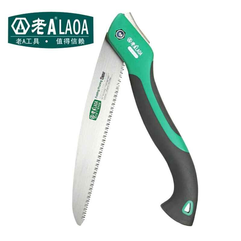 老A（LAOA）SK5快速折叠锯手工锯果树锯园林锯修枝锯便携式伐木锯子250mm LA145250