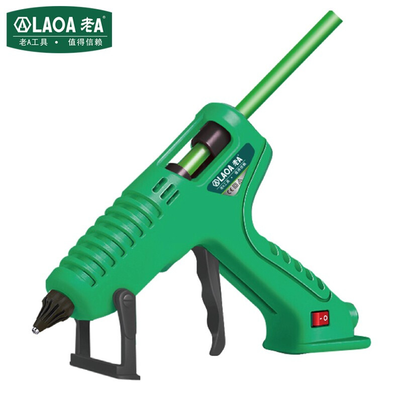 老A（LAOA）热熔胶枪100W 电胶枪胶水枪 工业打胶枪DIY粘胶枪 LA818100