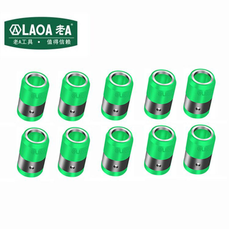 老A（LAOA）1/4"系列批头磁环磁圈加磁环 LA620001 10个装