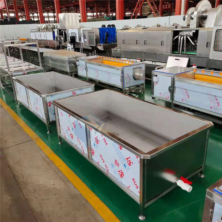青岛肉制品不锈钢浸泡池 食品级鱼类浸泡槽 定制304不锈钢水槽