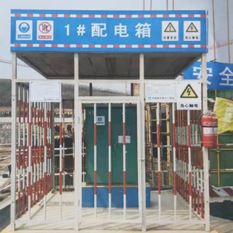 安全通道 电箱防护棚 钢筋加工棚 价格称心