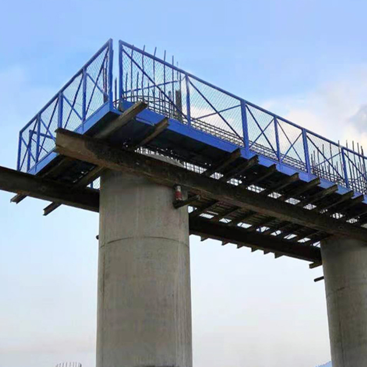 墩柱型平台 路桥墩柱型八角平台 桥墩矩形作业平台 按时发货
