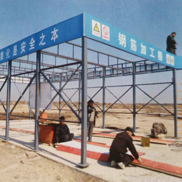 双层安全防护棚 木工加工棚 建筑出入安全通道 质量放心