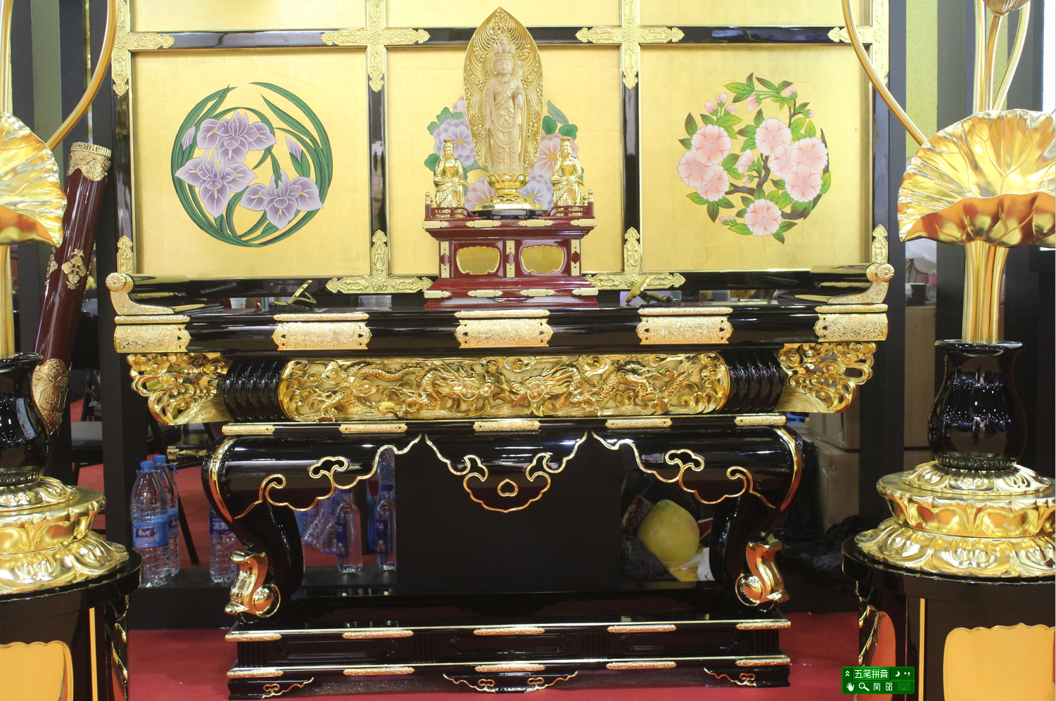 金梓厂家供应真金箔用于寺院寺庙柱子寺庙装饰品贴真金箔