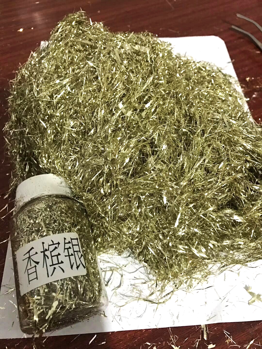 金梓箔业 美甲金箔丝锡箔丝铂金   金色银色贴纸网红日系新款指甲装饰品 