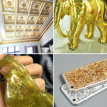 金梓箔业供应9*9仿金箔粉亮金箔不开裂不卷边滴胶家具佛像贴金箔