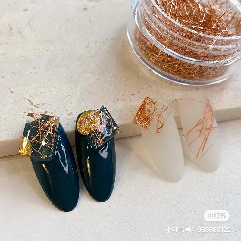 DIY指甲装饰美甲贴纸金银锡金箔纸饰品美甲金银锡箔纸 金梓箔业