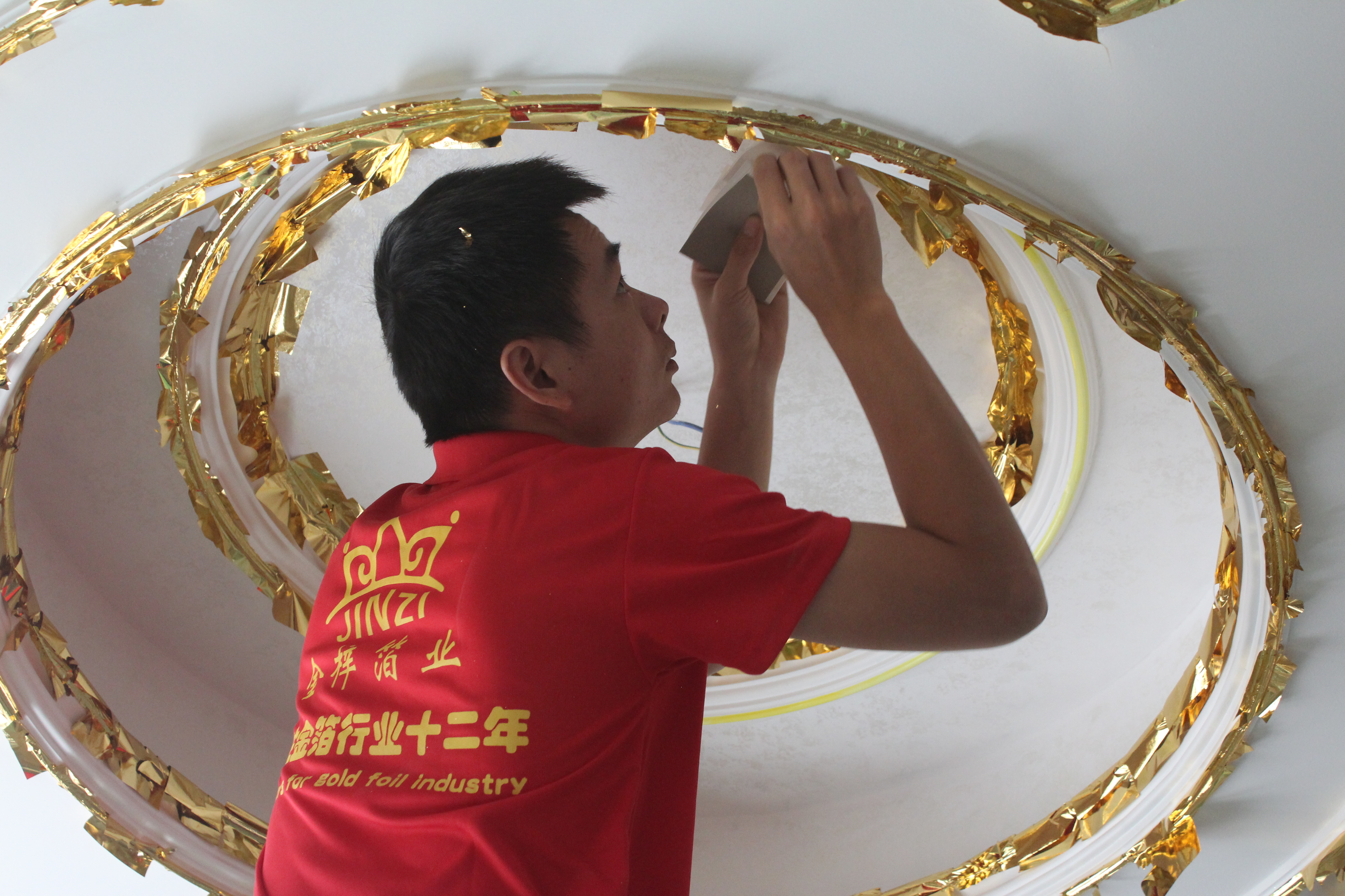  工艺品贴仿金箔 装饰金箔 相框贴金箔 佛像贴金箔