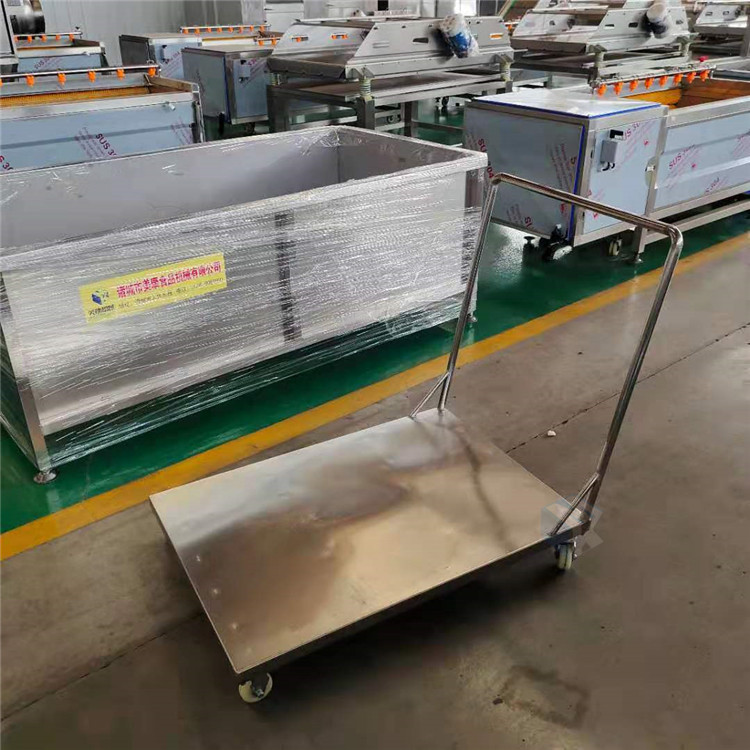 肉类加工食品厂平板拖车 仓库用周转小推车 冷库手推车制造厂家